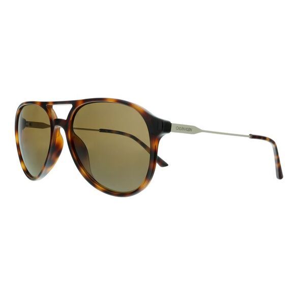 Calvin Klein CK20702S 240 Soft Tortoise Aviator Sunglasses